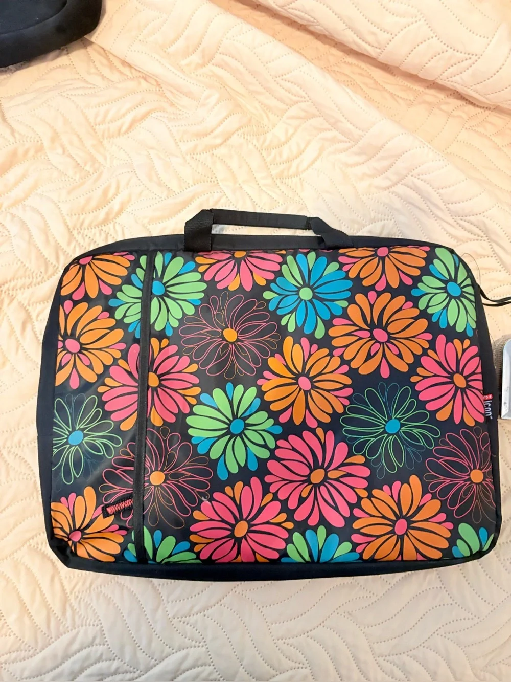 Colorful Floral Zippered Carry Case